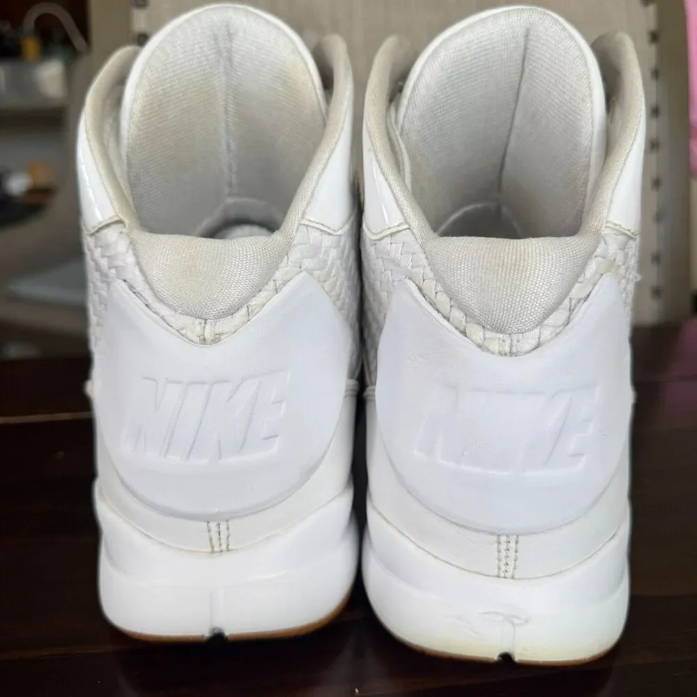 Nike Hyperdunk Lux White Gold Gum 2016 818137-100 Men's Sneakers Size 11